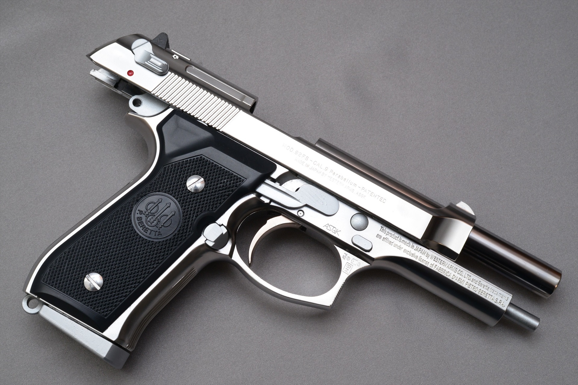 WA ベレッタM92FS INOX ①: 銀の備忘録